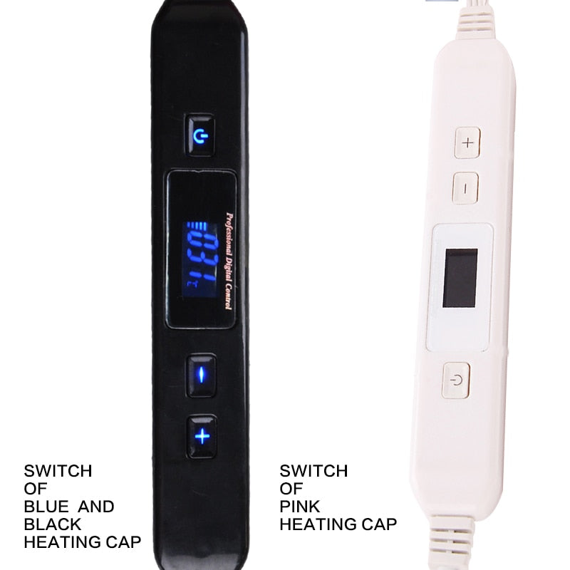 Adjustable Temp Electric Heating Evaporation Hair Cap